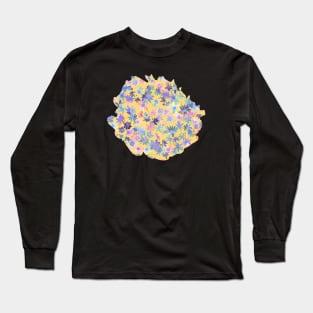 Daisies Spring Countryside Blue Yellow Long Sleeve T-Shirt